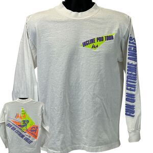 Vintage Fun On Extreme Angles T Shirt Mens Medium Steve Phil Mahre Skiing White